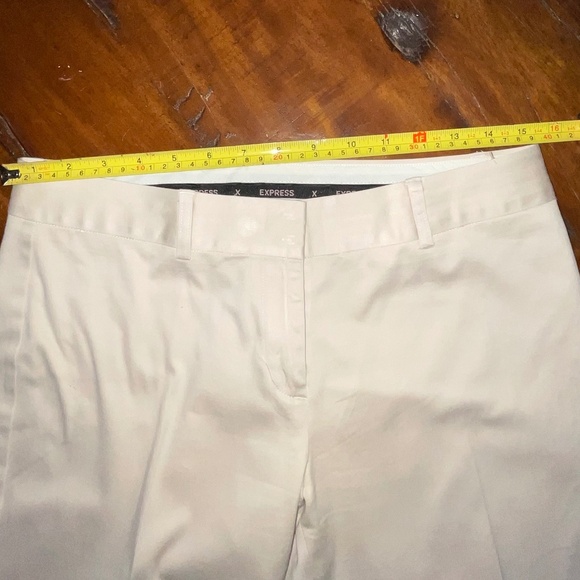 Express Editor Beige Capris Size 6 - Picture 2 of 11